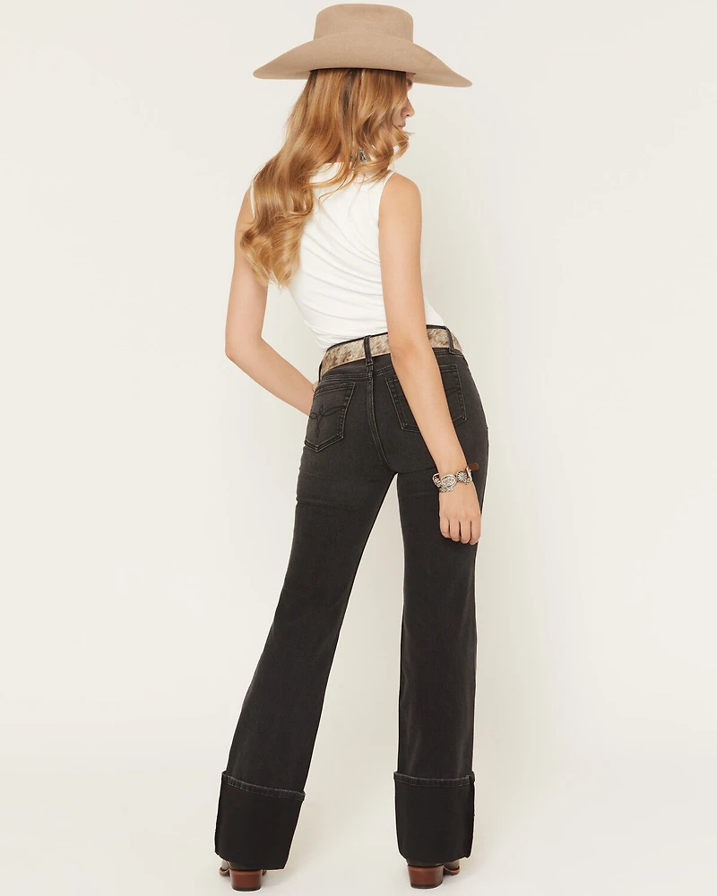 Shyanne Women's Petunia High Rise Trouser Comfort Stretch Denim Jeans