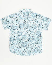 Cody James Toddler Boys' Frontier Threads Paisley Print Short Sleeve Snap Western Shirt