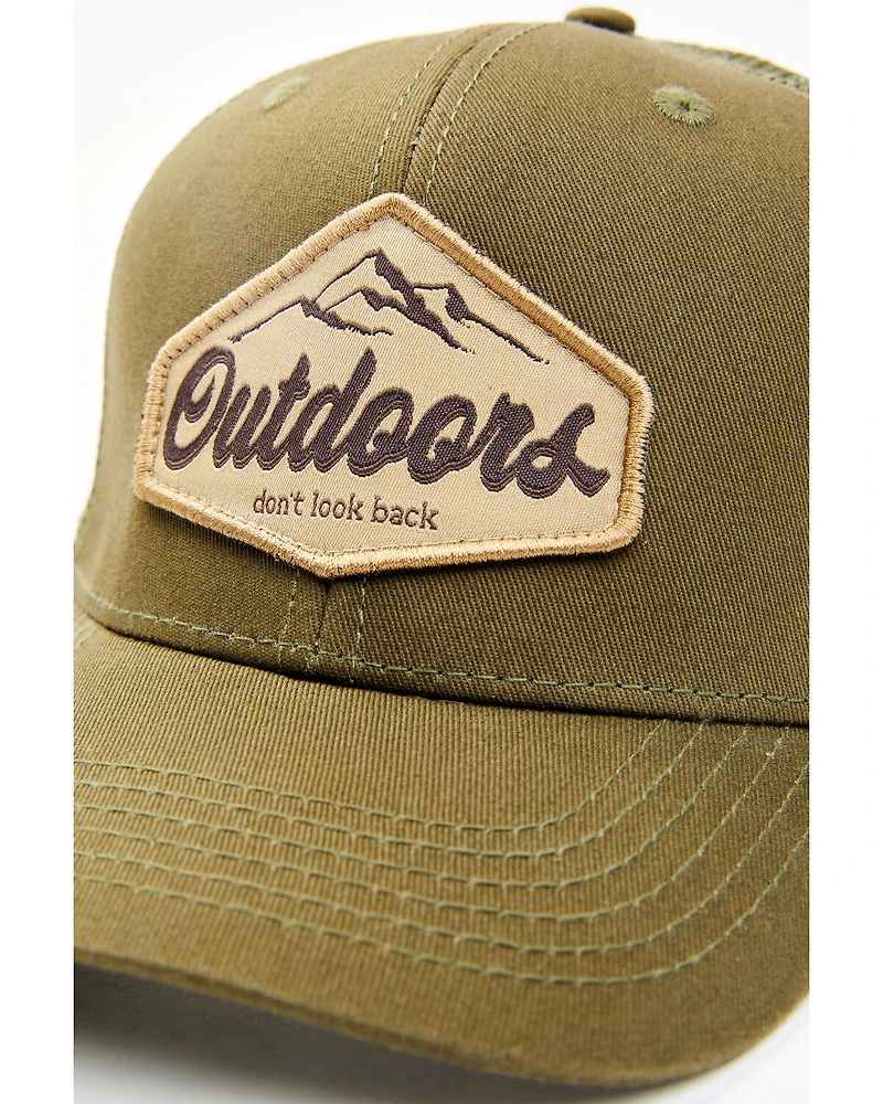 Brothers and Sons Men's Outdoors Don't Look Back Patch Ball Cap