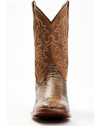 Cody James Men's Cobra Brown Exotic Western Boots - Broad Square Toe