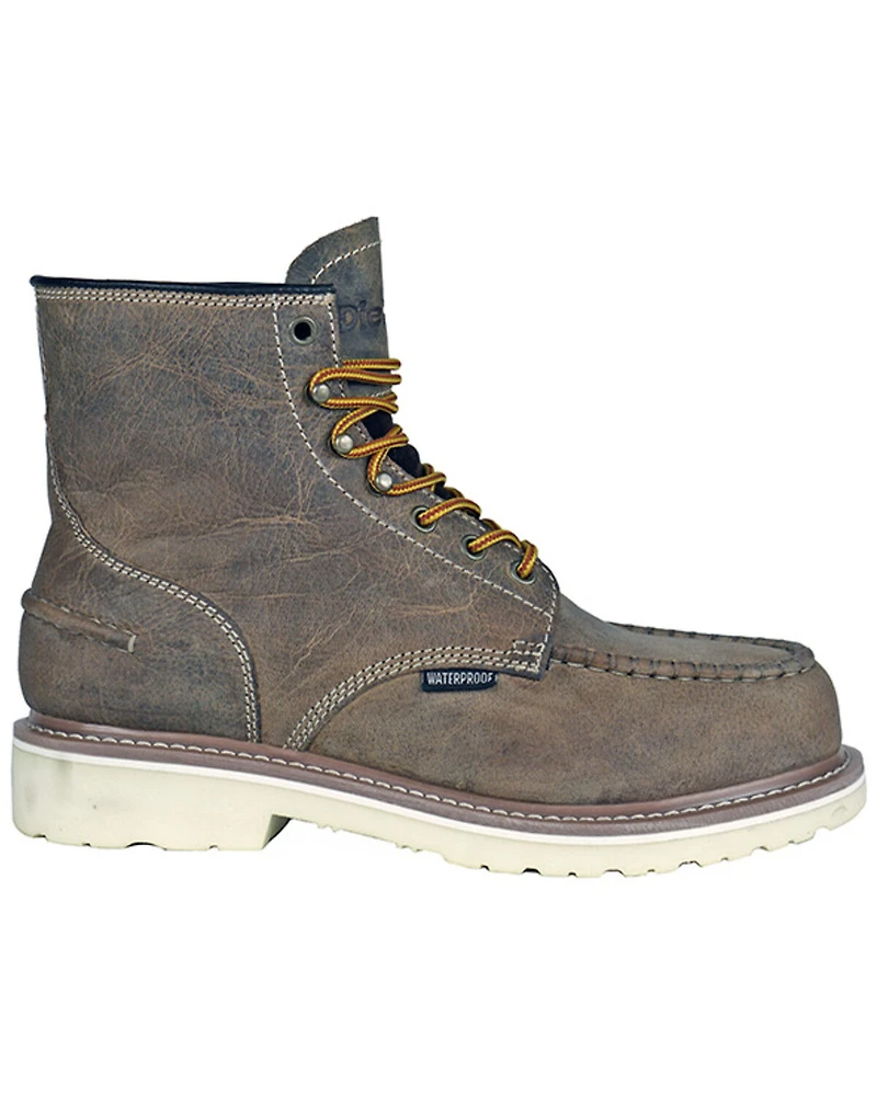 DieHard Men's Monte Distressed Moc Work Boots - Soft Toe