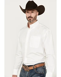 George Strait by Wrangler Men's Long Sleeve Button-Down Stretch Western Shirt