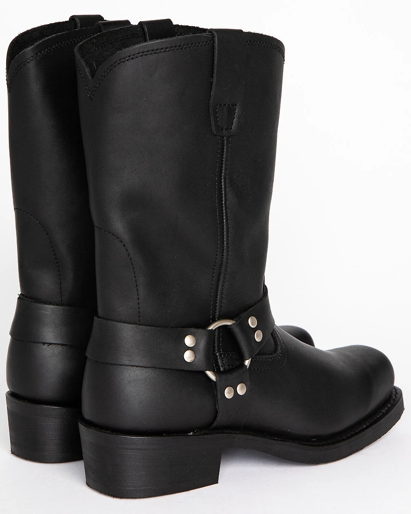 Brothers and Sons Men's Pull-On Motorcycle Boots - Square Toe