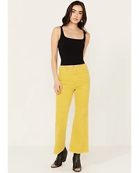 Rolla's Women's Corduroy High Rise Eastcoast Ankle Flare Jeans