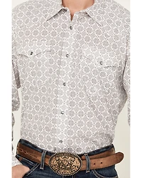 Roper Men's Amarillo Medallion Print Long Sleeve Snap Western Shirt