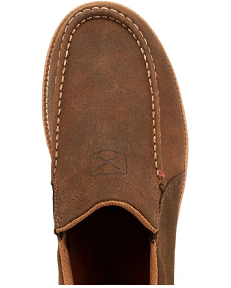 Twisted X Men's CellStretch® Wedge Sole Slip-On Casual Shoes - Moc Toe