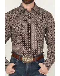 Cinch Men's Geo Print Long Sleeve Snap Western Shirt