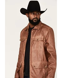 Moonshine Spirit Men's Garment Dye Moto Jacket