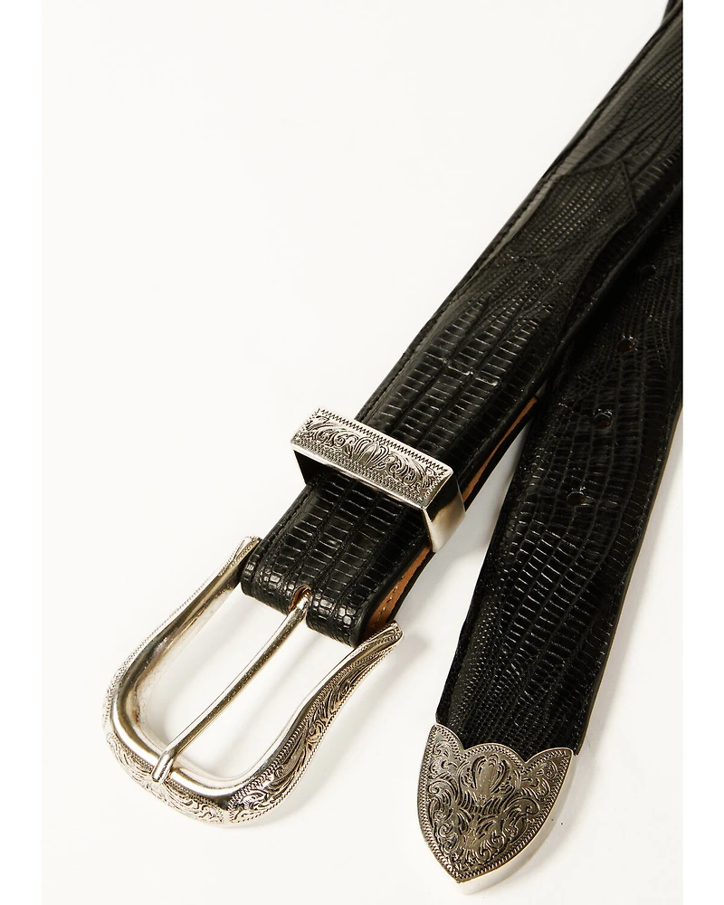 Cody James Black 1978™ Men's Exotic Lizard Leather Belt