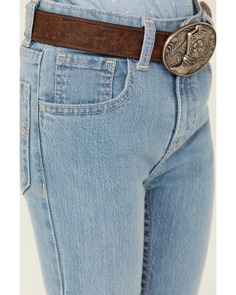 Shyanne Little Girls' Light Wash Riding Jeans