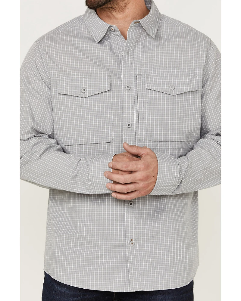 Brothers and Sons Men's Small Plaid Long Sleeve Button Down Western Shirt