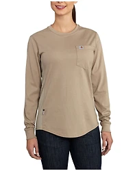 Carhartt Women's Force Crewneck Long Sleeve Shirt