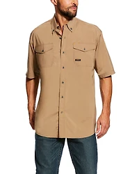Ariat Men's Rebar Made Tough VentTEK Short Sleeve Work Shirt - Tall