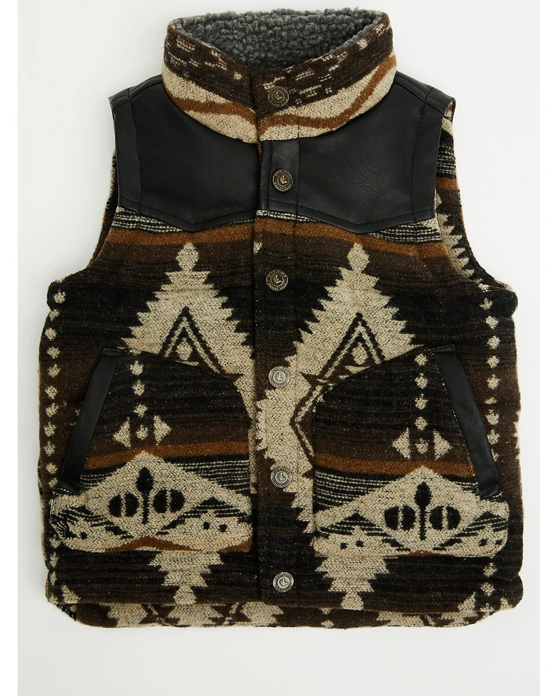 Cody James Toddler Boys' Oil Slick Southwestern Print Vest