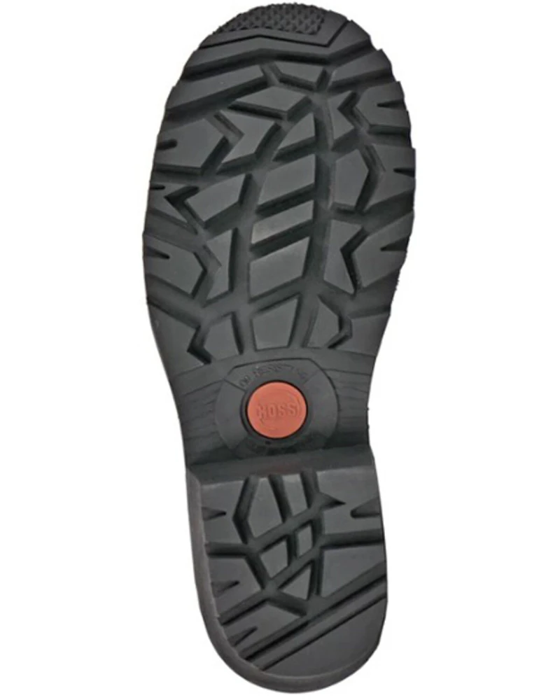Hoss Men's Buford Logger Pull-On Waterproof Work Boots - Composite Toe