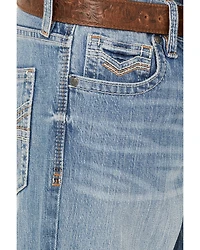 Cody James Boys' Medium Wash Dalton Relaxed Bootcut Jeans