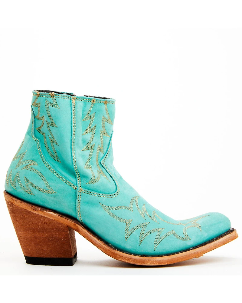 Caborca Silver Women's Katherine Western Booties - Round Toe