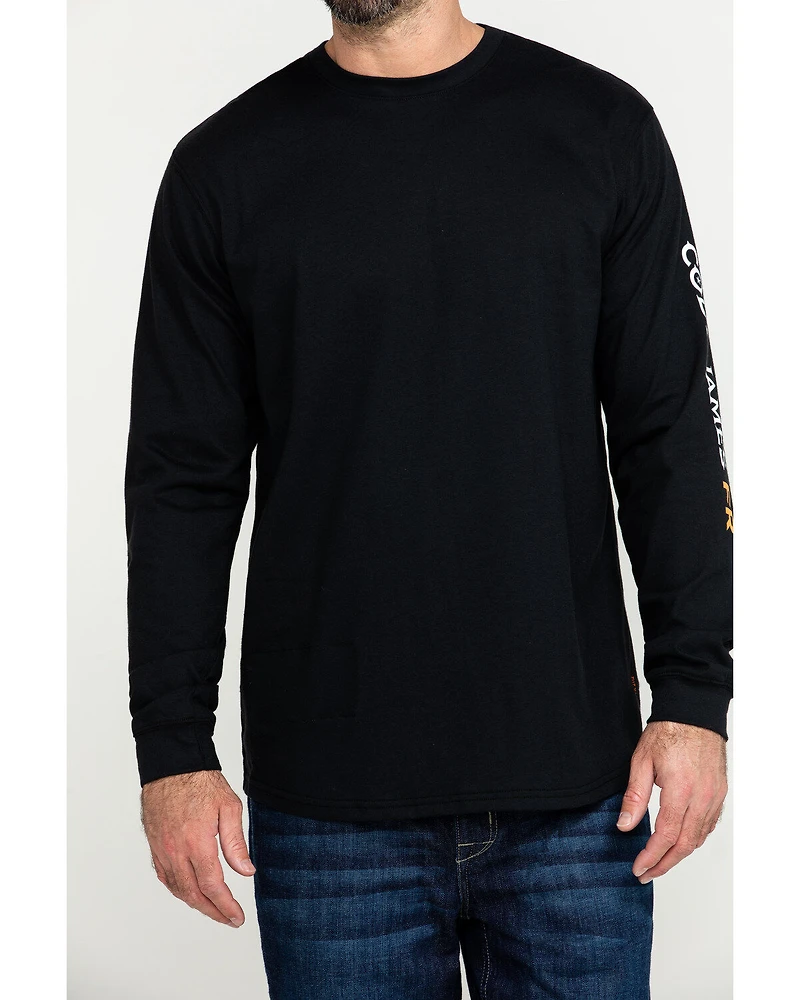Cody James Men's FR Logo Long Sleeve Work Shirt - Tall