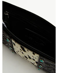 Idyllwind Women's Geneva Hairon Cowhide Clutch