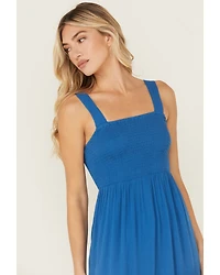 Shyanne Women's Solid Sleeveless Midi Dress