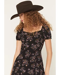 Idyllwind Women's Bethany Flutter Sleeve Midi Dress