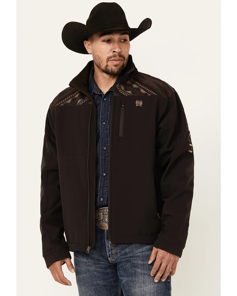 Cinch Men's Logo Bonded Softshell Jacket