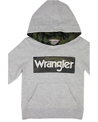 Wrangler Toddler Boys' Logo Graphic Hooded Sweatshirt
