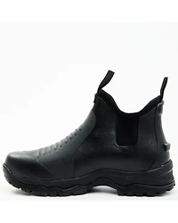 RANK 45® Men's 6.5" Rubber Ankle Boots - Round Toe
