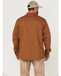 Hawx Men's Brawlins Weathered Bedford Button-Down Cord Work Shirt Jacket