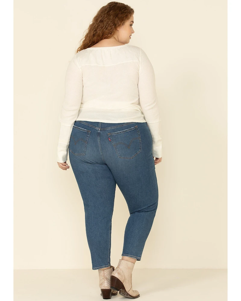 Levi's Women's Moleskin High Rise Wedgie Skinny Jeans - Plus