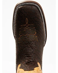 Hondo Boots Men's Bullhide Western - Broad Square Toe