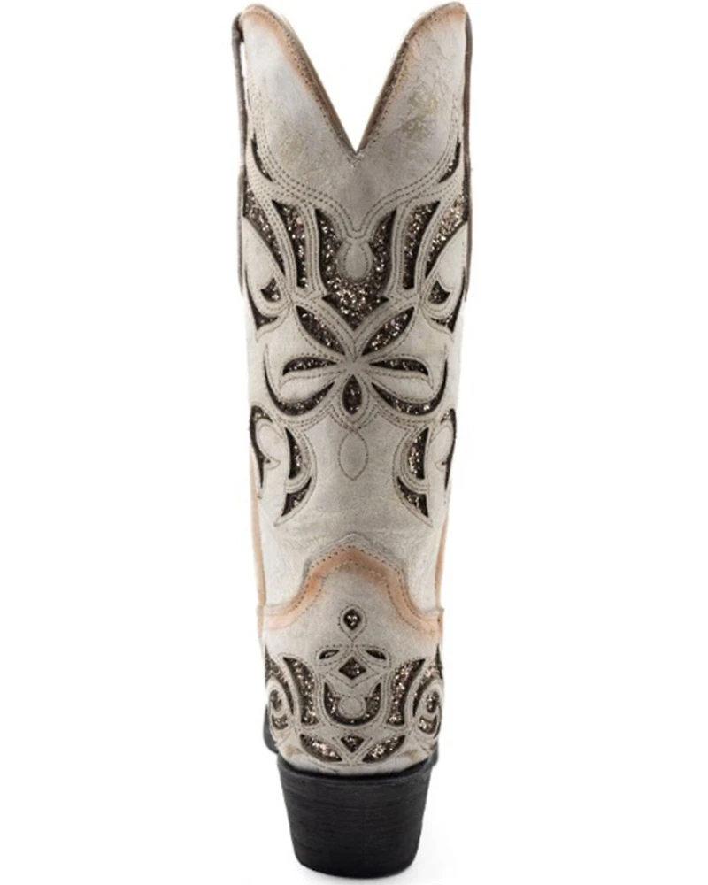 Ferrini Women's Sasha Inlay Western Boots - Snip Toe
