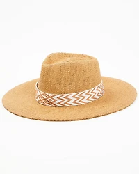 Nikki Beach Women's Chelsea Australian Straw Western Fashion Hat
