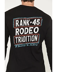 RANK 45® Men's Rodeo Tradition Long Sleeve Graphic T-Shirt