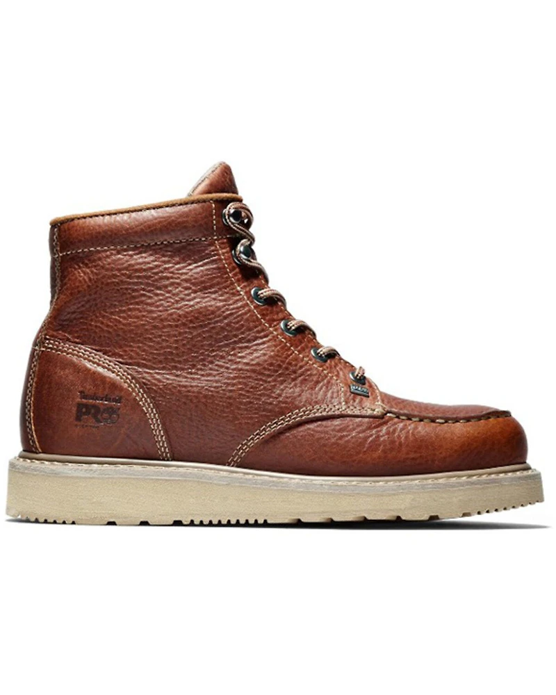 Timberland PRO Men's 6" Barstow Work Boots -Moc Toe