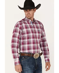 Ariat Men's Fosco Pro Stretch Plaid Button Down Western Shirt