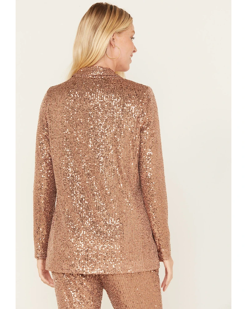 Sadie & Sage Women's Inferno Sequin Blazer