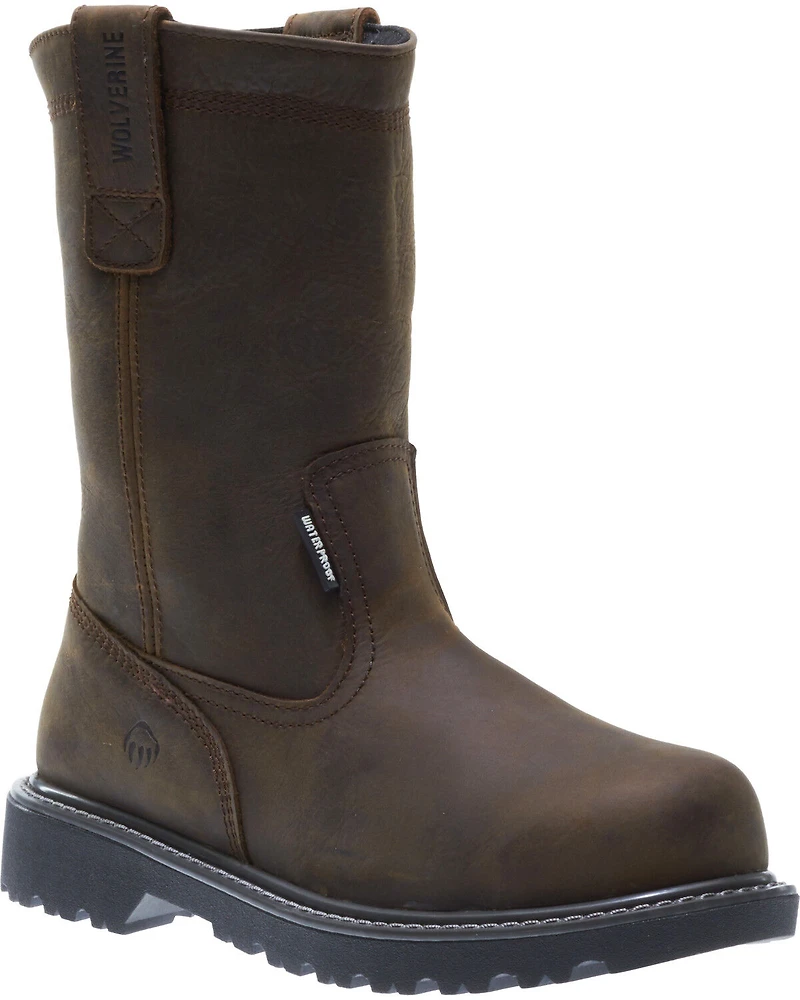 Wolverine Men's Floorhand Waterproof Wellington Work Boots - Soft Toe