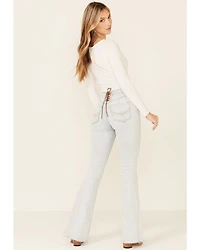 Idyllwind Women's Light Wash Friendship High Rise Flare Jeans