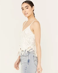 Shyanne Women's Crochet Fringe Tank
