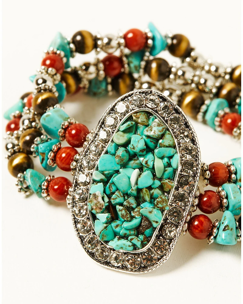 Shyanne Women's Multi-Layered Beaded Bracelet