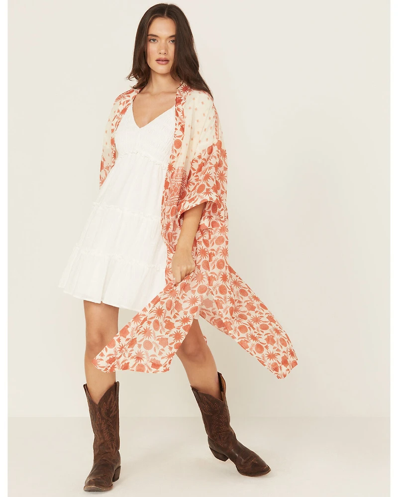 Ariat Women's Floral Print Kimono