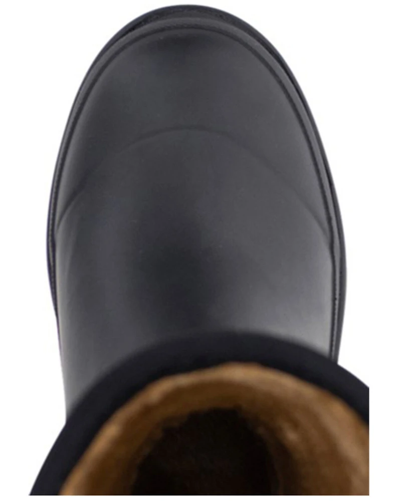 Western Chief Women's Polarprene Buffalo Check Faux Fur Mid Rubber Boots