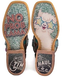 Tin Haul Women's No Probl-Lama Western Boots - Broad Square Toe