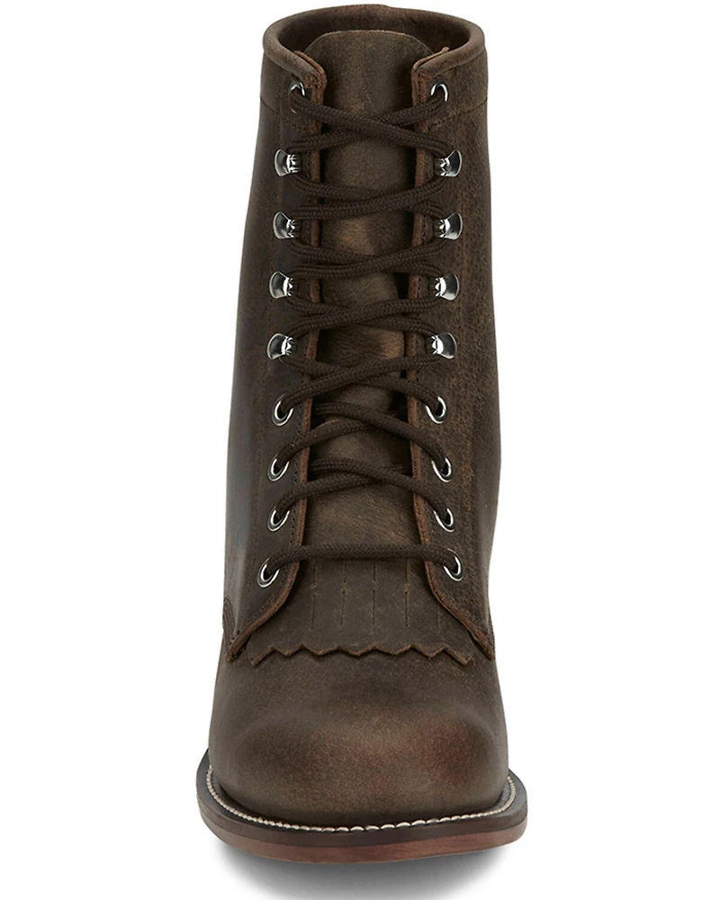 Justin Women's McKean Lace-Up Boots - Round Toe