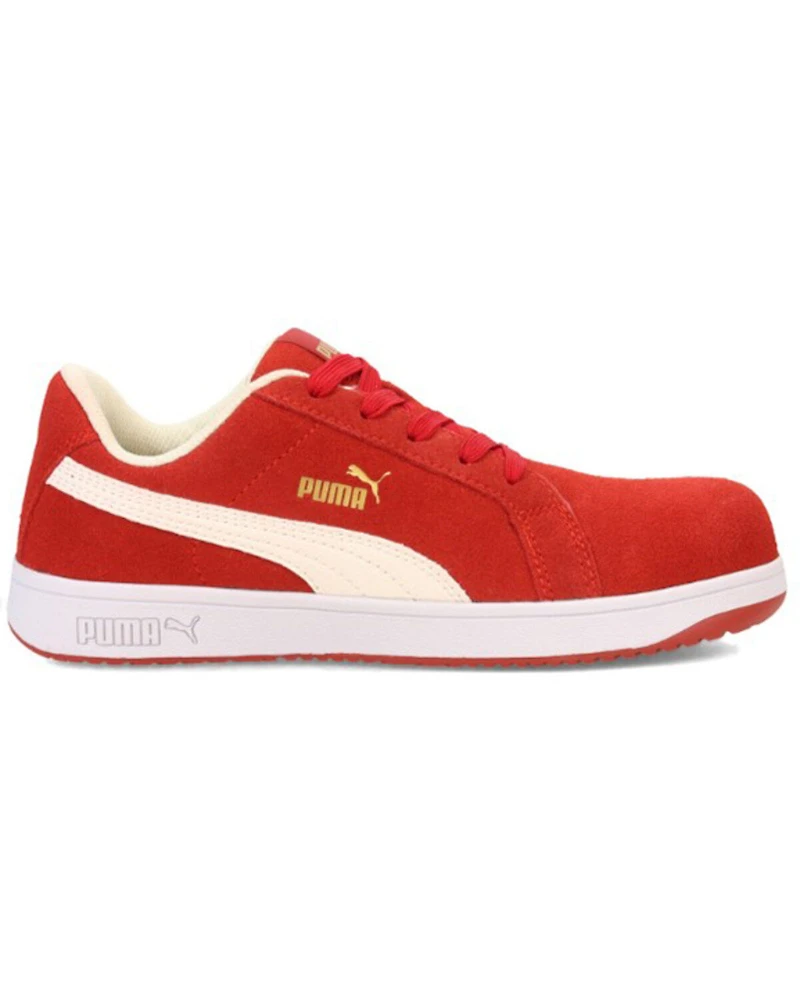 Puma Safety Women's Icon Suede Low EH Toe Work Shoes - Composite
