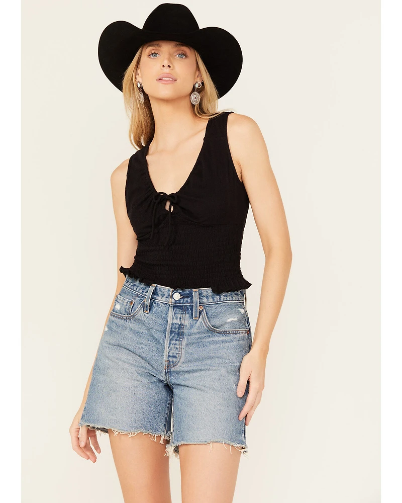 Bila Women's Sleeveless Ruched Tank