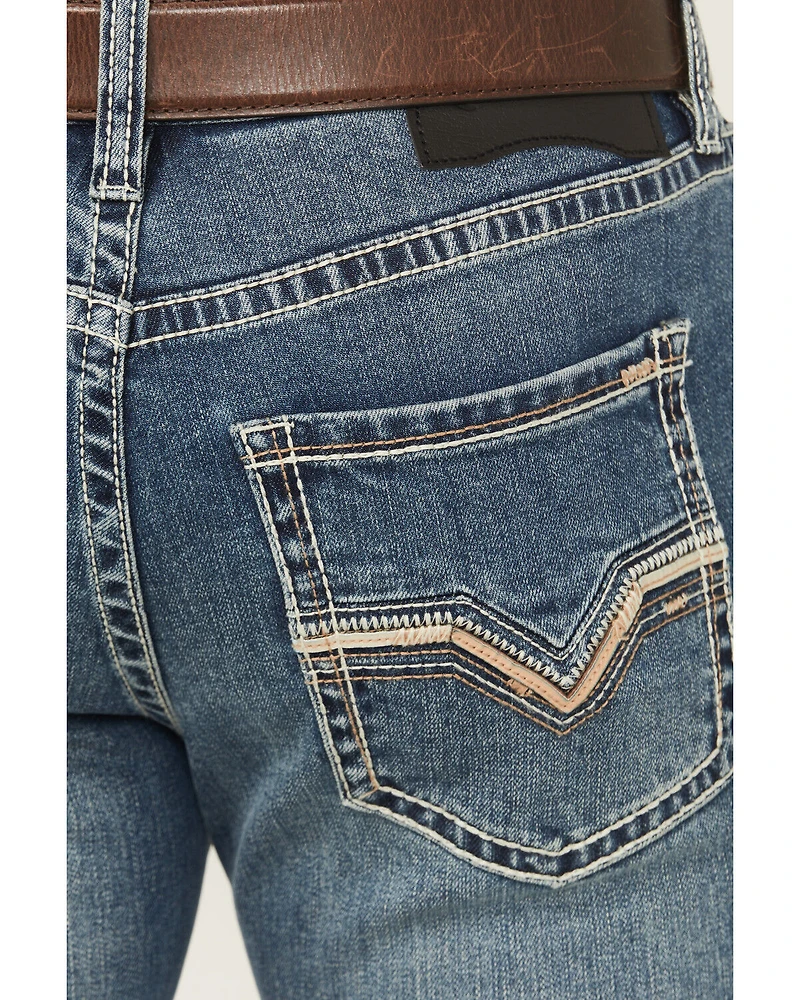 Rock & Roll Denim Men's Medium Wash Skinny Stretch Jeans