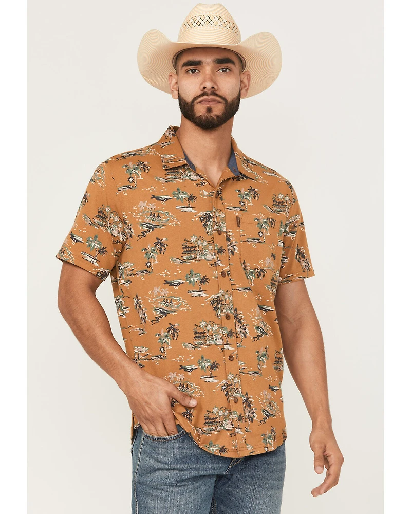 Ariat Men's Retro Short Sleeve Button-Down Stretch Western Shirt