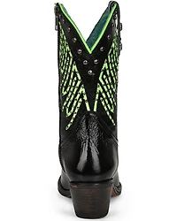 Corral Women's Fluorescent Embroidered and Studded Western Boots - Round Toe